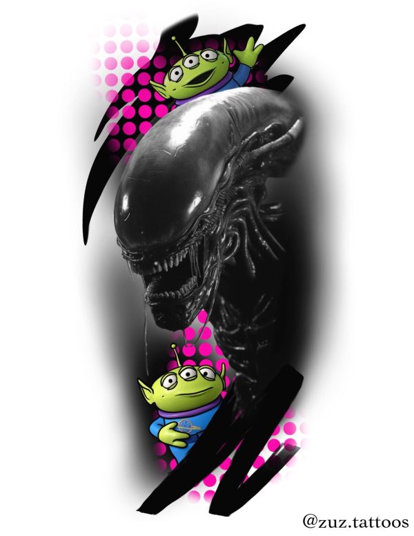 Alien vs Predator inspired designs by Zuzanna Online Sale