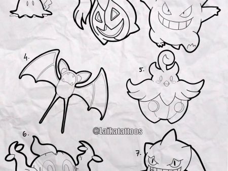 Pokemon inspired designs by Laika Cheap