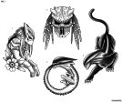 Alien vs Predator inspired designs by Amy Fashion