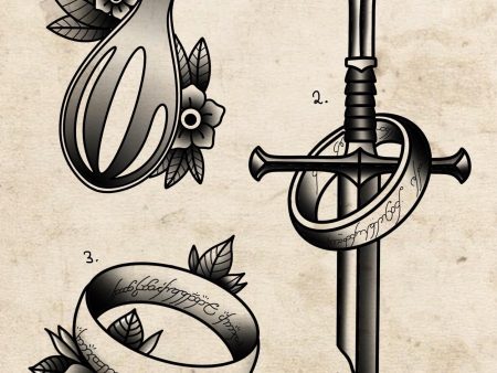 Lord of the Rings inspired designs by Veronika Cheap