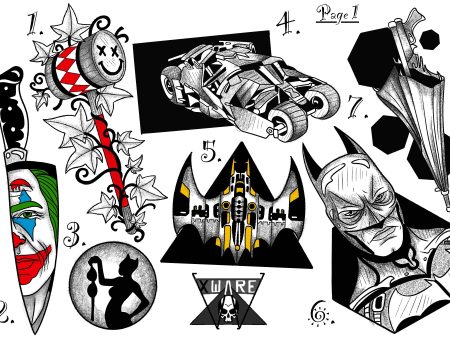 Batman inspired designs by Emily Fashion