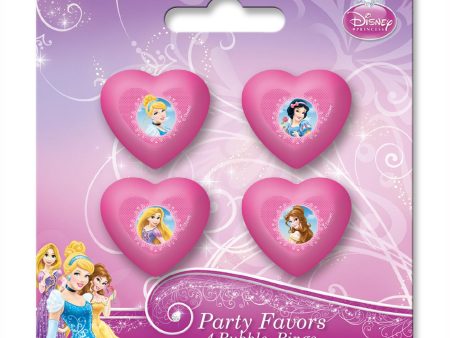 Disney Princess Sparkle Ring Favors 4pcs Discount