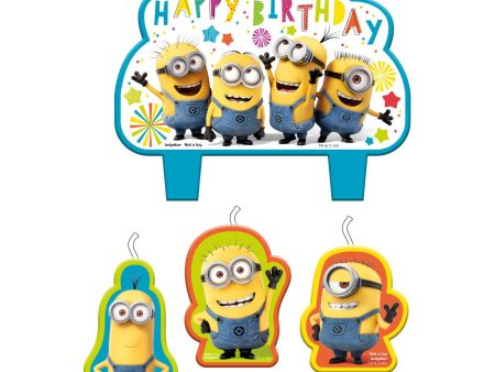 Despicable Me Mini Figurine Candles 4pcs Online Sale