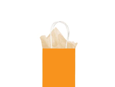 Orange Small Cub Kraft Bag Online Sale