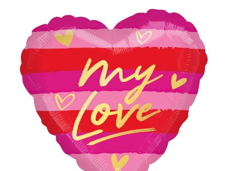 My Love Foil Balloon 45cm Online Sale