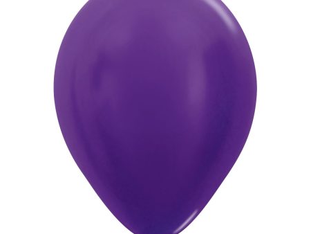 Metallic Violet Latex Balloons 50pcs Hot on Sale