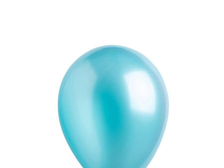 Caribbean Blue Pearl Latex Balloons 5in, 100pcs Hot on Sale