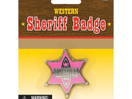 Sheriff Pink Badge For Sale