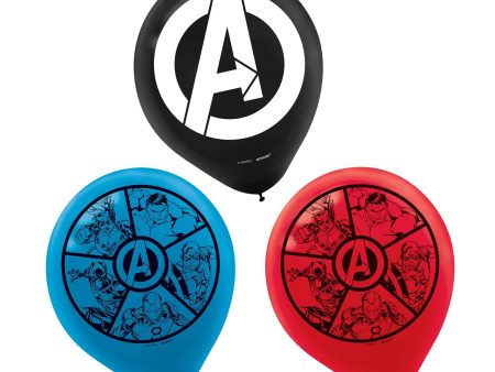 Avengers Powers Unite Printed Latex Balloon 12in, 6pcs For Sale