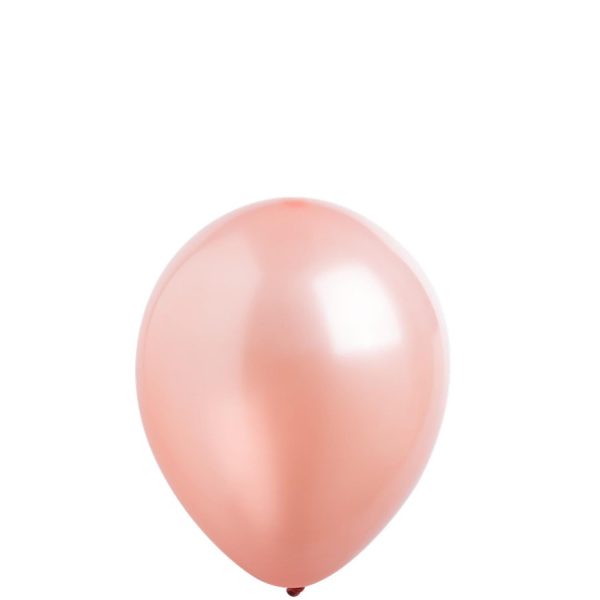 Rose Gold Pearl Latex Balloons 5in, 100pcs For Cheap