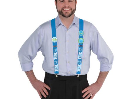 New Dad Suspenders - One Size For Discount