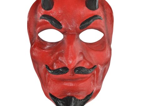 Adult Devil Sculpted Mask Cheap