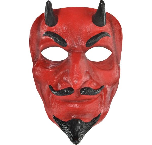 Adult Devil Sculpted Mask Cheap