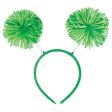 Green Pom Pom Headbopper Cheap