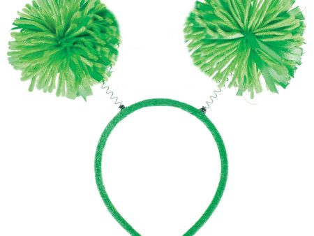 Green Pom Pom Headbopper Cheap