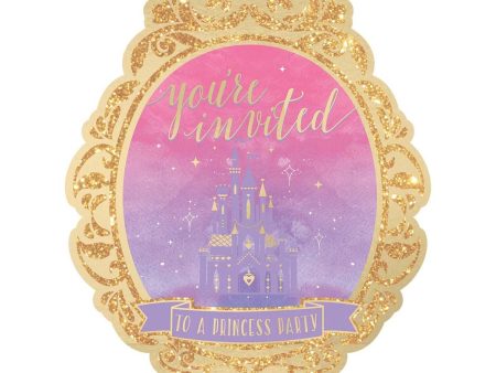 Disney Princess Once Upon A Time Deluxe Invitations 8pcs Discount