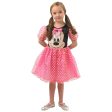 Child Pink Puffball Minnie Costume For Sale