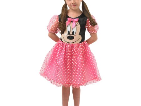 Child Pink Puffball Minnie Costume For Sale