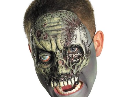 Adult Chinless Walking Zombie Vinyl Mask Online