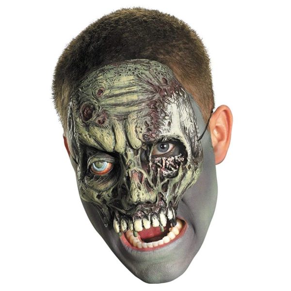 Adult Chinless Walking Zombie Vinyl Mask Online