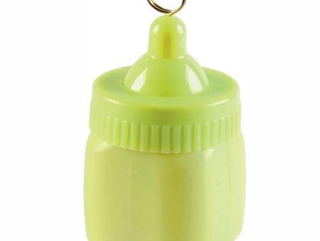 Light Green Baby Bottle Balloon Weight 6oz Supply