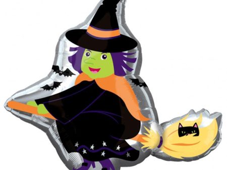 Witch Supershape Balloon 35in Hot on Sale