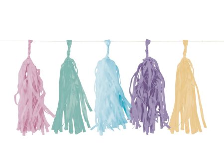 Pastel Happy Birthday Tassel Decoration Fashion